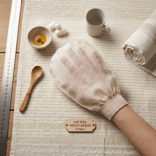 Saf İpek Vücut Kesesi