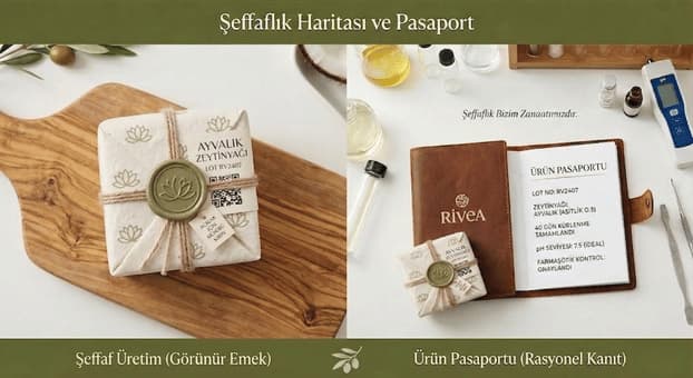 Rivea Saf Zeytinyağlı Soğuk Proses Sabun - Konik Kalıp